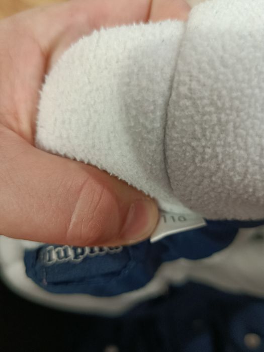 Parka zimowa dla dziewczynki 110 granatowa