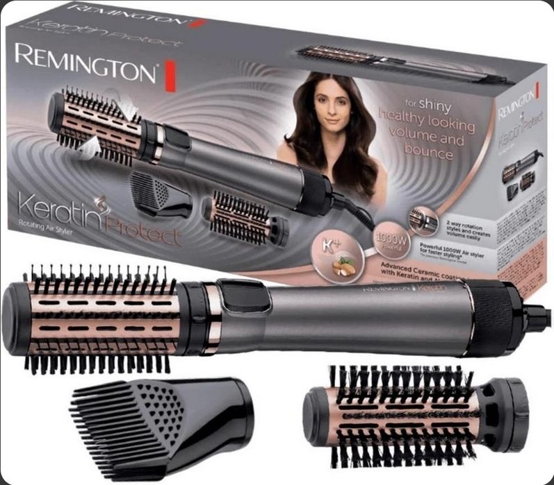 Фен-щітка REMINGTON AS8810 Keratin Protect