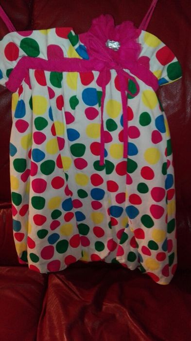 Vestido de menina 6 anos  em linho e algodão Agatha Ruiz de la Prada