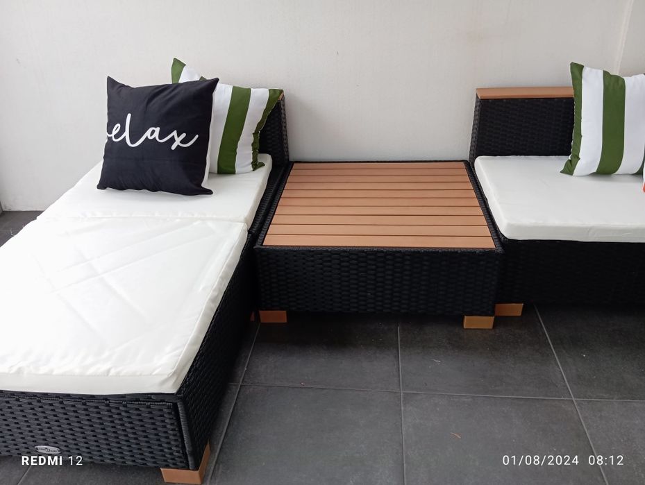 Conjunto jardim exterior