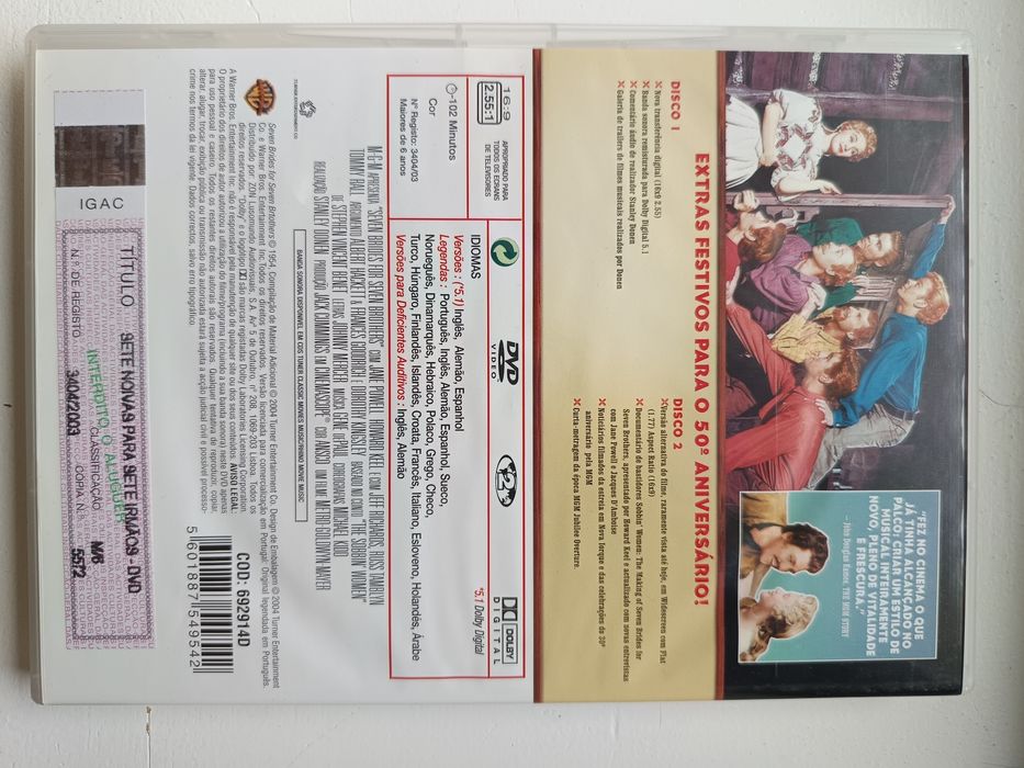 DVD sete noivas para sete irmãos