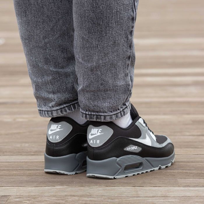 Кросівки Nike Air Max 90 Black/Grey/White premium