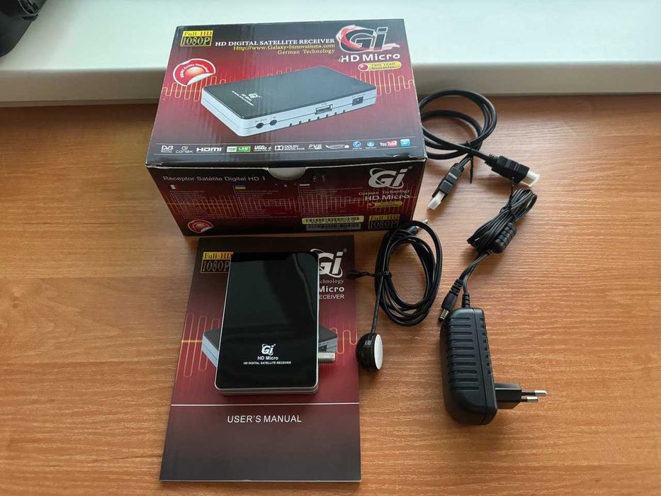 Супутниковий ТВ тюнер ресівер Galaxy Innovations GI HD Micro