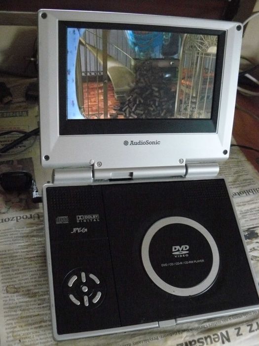 Odtwarzacz dvd bajek filmów AudioSonic z pilotem