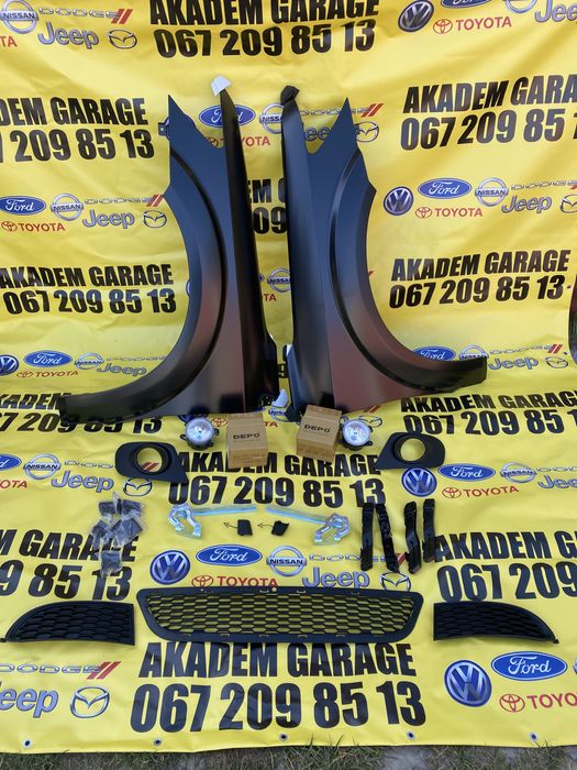 бампер передній dodge journey sxt решетки