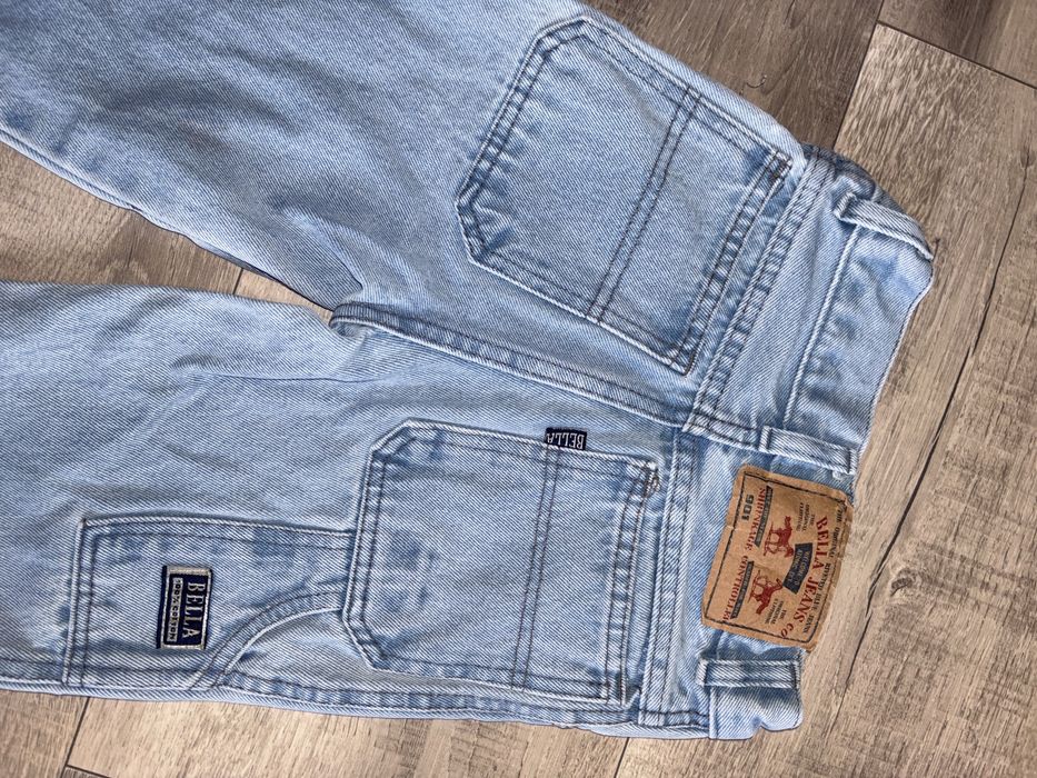 Bella Jeans spodnie z szeroką prostą nogawką 122 7 lat