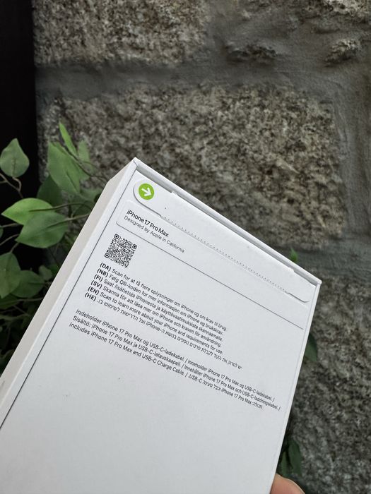 iPhone 17 Pro Max 512Gb  -> Novo