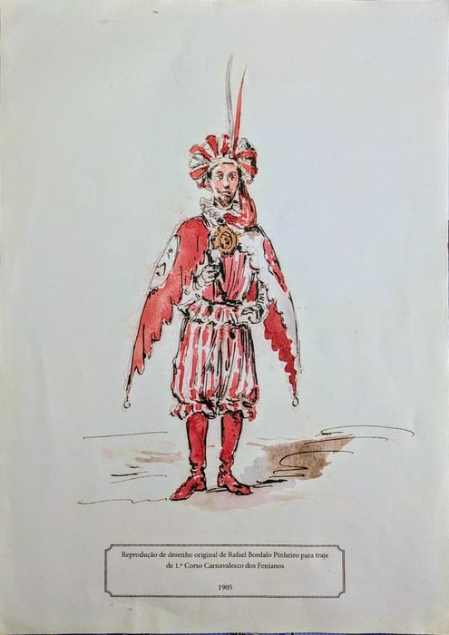 Rep. desenho 1*Corso Fenianos de Rafael Bordado P. 1905