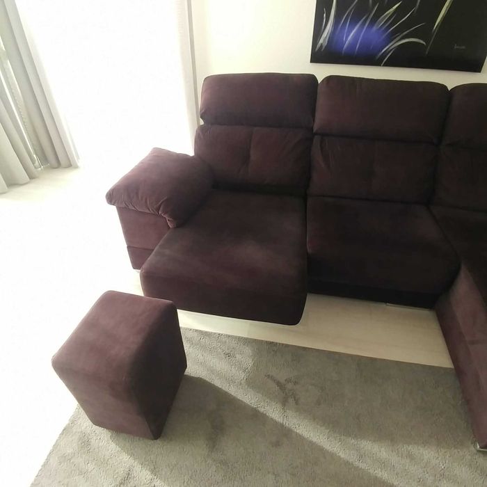 SOFÁ COM CHAISE LONG (Apoios reclináveis e assentos extensíveis)