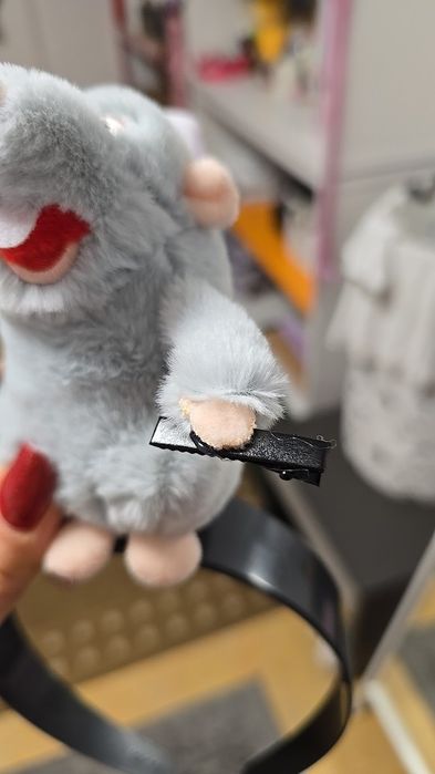 Мягкая Игрушка обруч крыса рататуй Реми серый мышонок поваренок