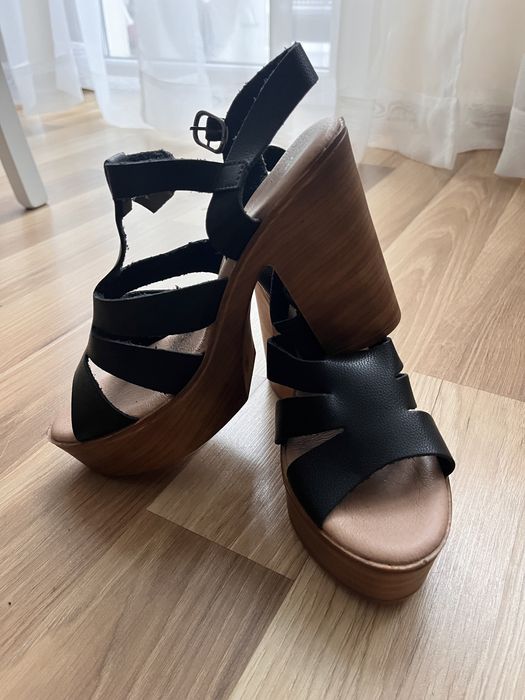 Sandały czarne romziar 40