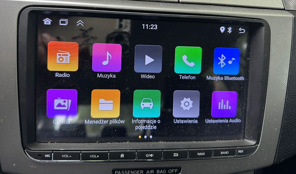 Radio Nawigacja Android Car Kamera Cofania Ramka 2 Din Vw Passat B6