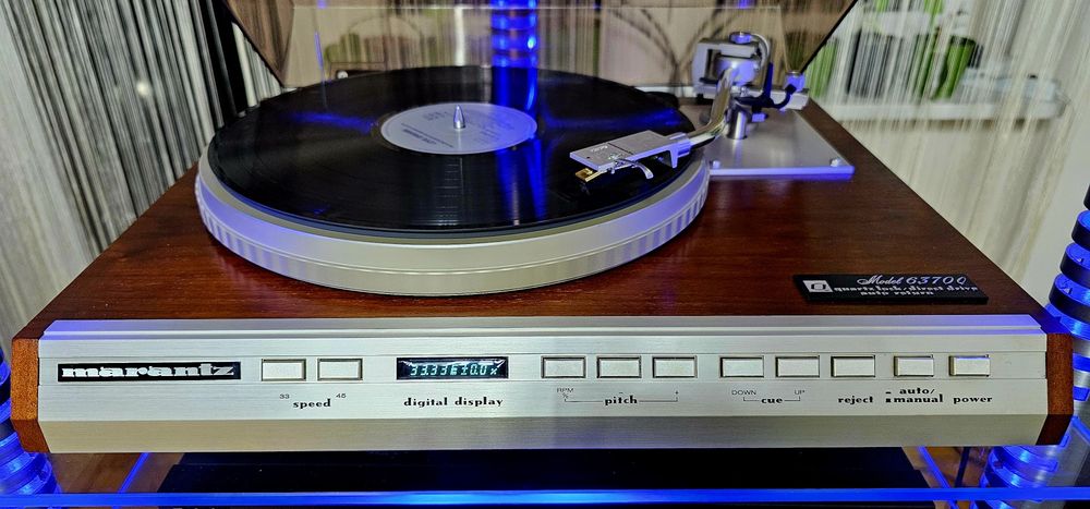 Marantz 6370Q gramofon z napędem bezpośrednim, wkładka Micro-Acoustics MA 733, stan  kolekcjonerski