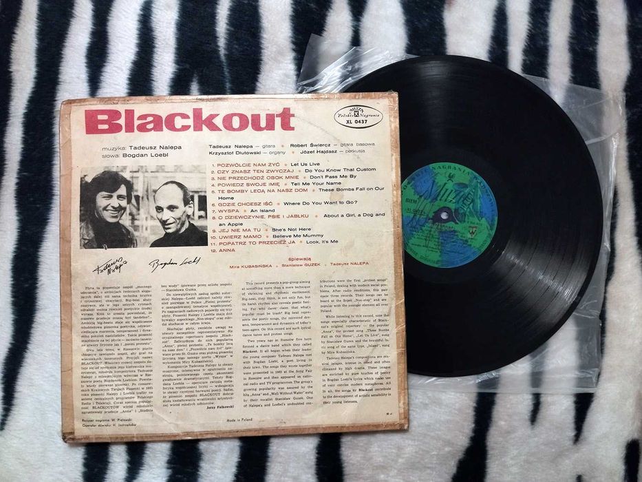 Blackout – Blackout (Breakout, Nalepa) - 1wsze wyd. 1967 - winyl