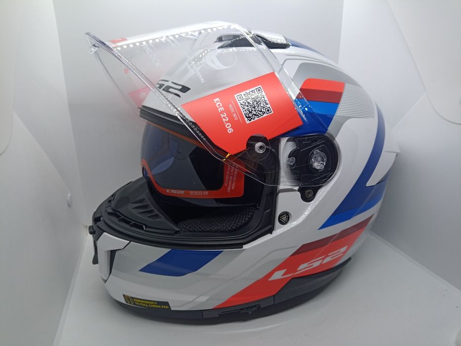 Kask LS2 FF808 STREAM II VINTAGE, integralny z blendą, nowy, sklep