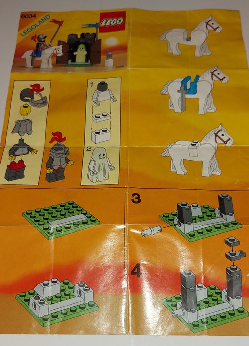 Lego 6034 Black Monarch's Ghost Castle + Instrukcja !