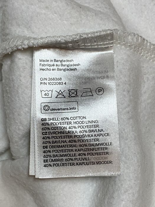 Biała bluza H&M bascis typu Loose Fit. Rozmiar XS.