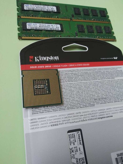 Апгрейд пк с775 бухгалтер/офіс Q9550, можливо, комплект + ssd 240Gbnew