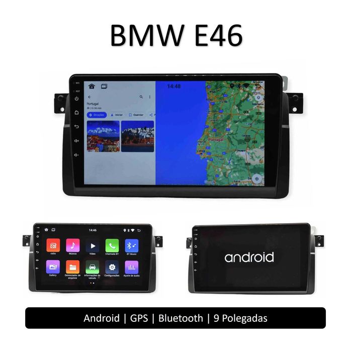Rádio Android auto para BMW Série 3 (E46)
