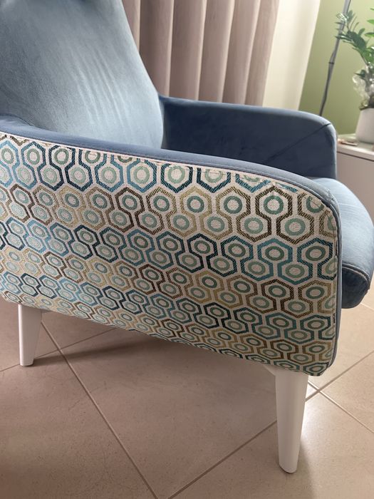 Cadeirão Azul - Navarro Tapicerias