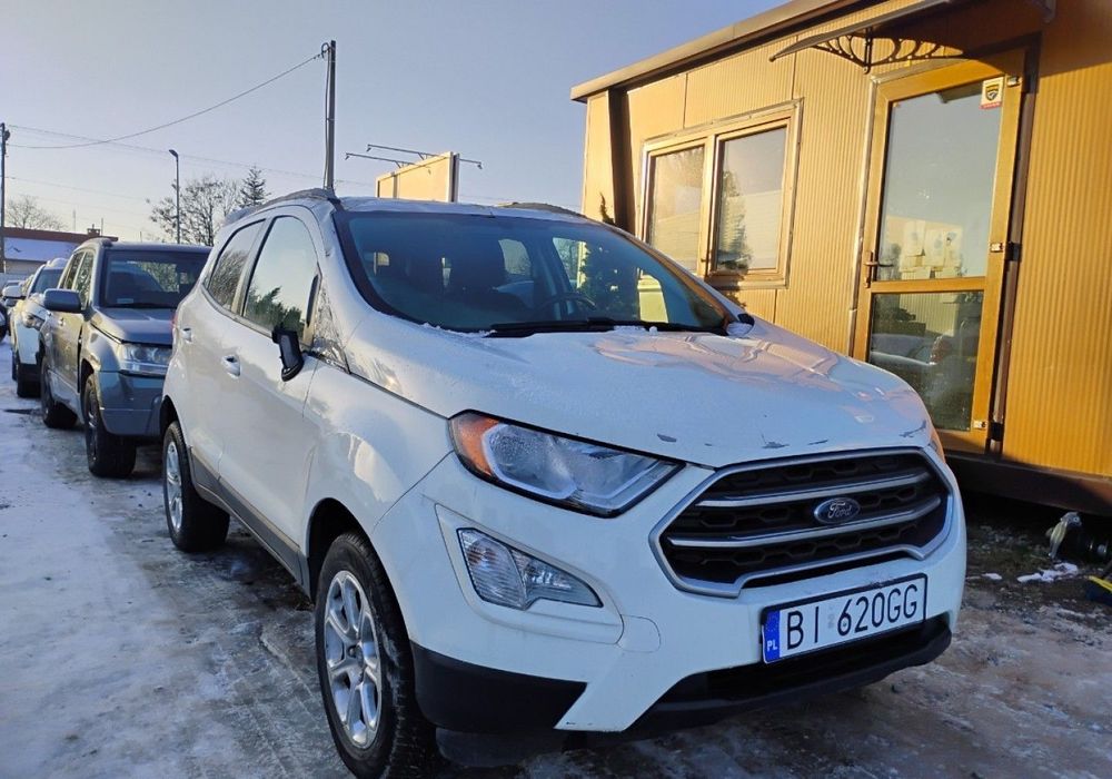 Ford EcoSport 2019r, 1.0 Benzyna. AUTOMAT. Uszkodzony dach. Jeździ.