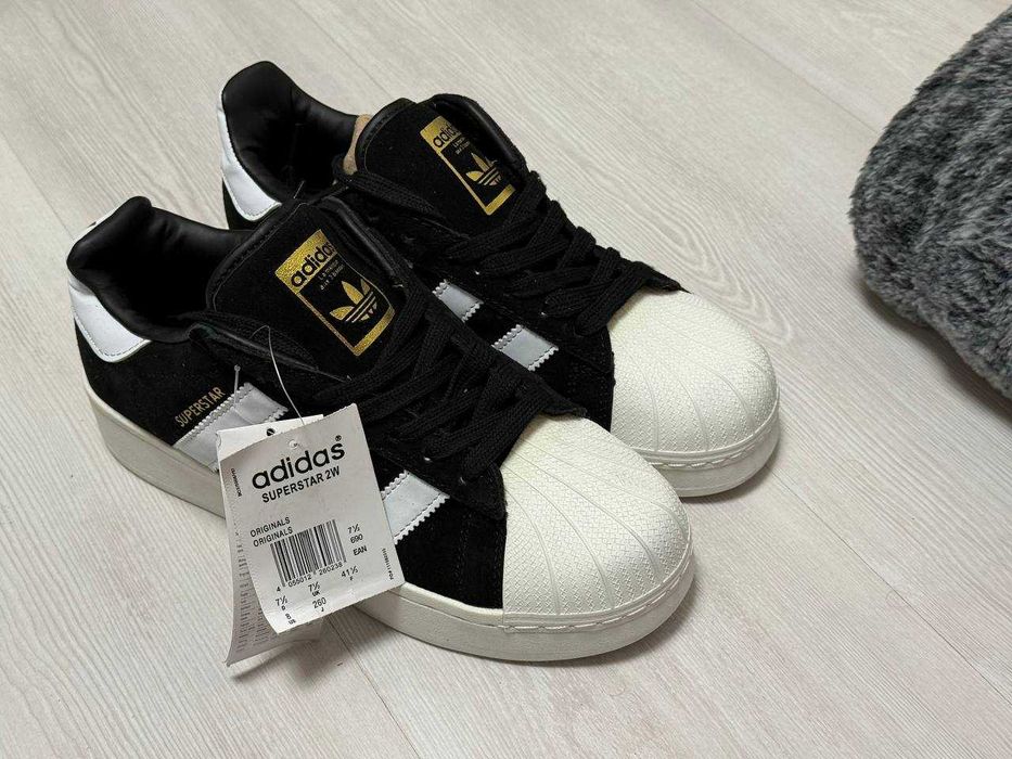 Adidas Superstar Black White/ 36-41р.
