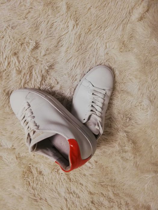 sneakersy skórzane Jim Rickey 40 białe