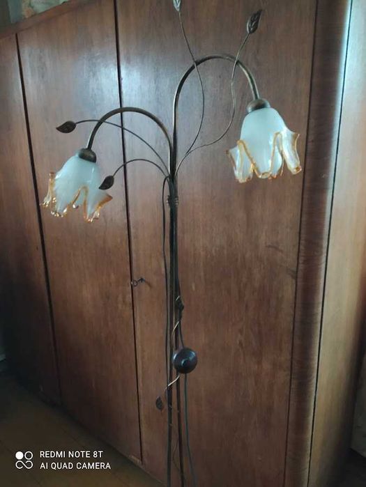 Lampa podłogowa i żyrandol