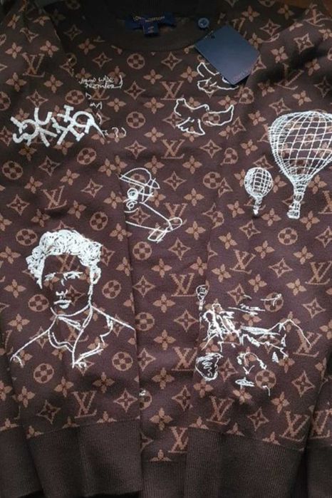 Кофта свитер Louis Vuitton оригинал