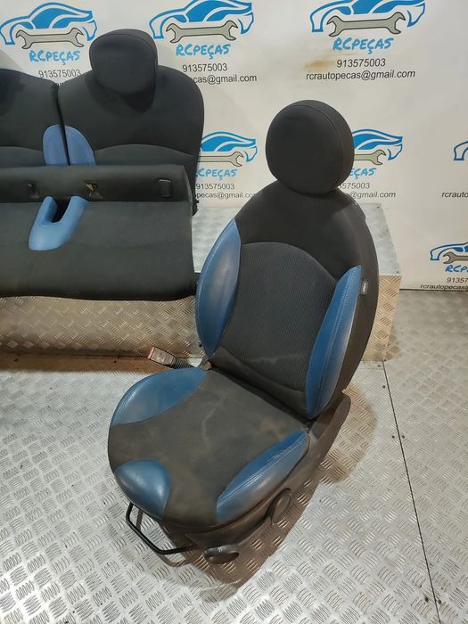 Bancos originais MINI COOPER R56 pele tecido airbag