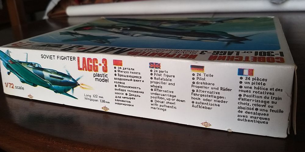 Kit 1/72 Caça Soviético LAGG 3