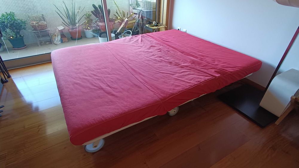 Sofá cama prático, ikea