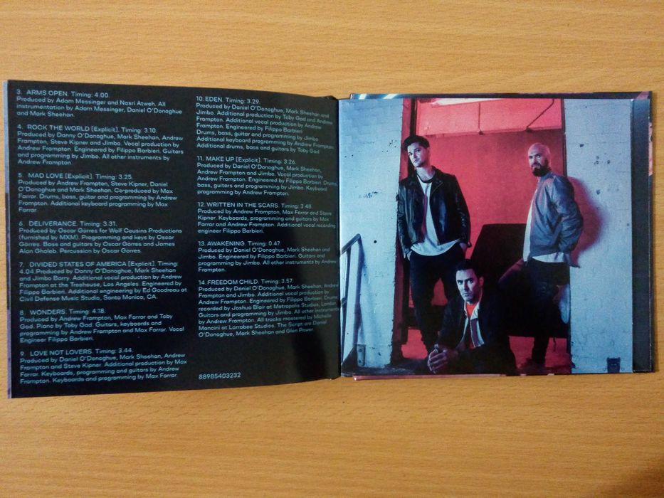 THE SCRIPT - Freedom Child Limited Edition Hardcover Book