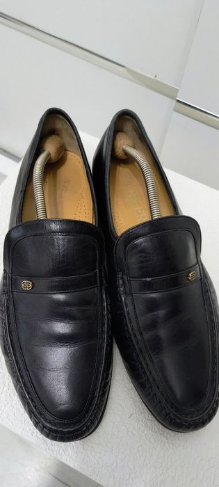Skórzane mokasyny męskie barker 10/29 cm