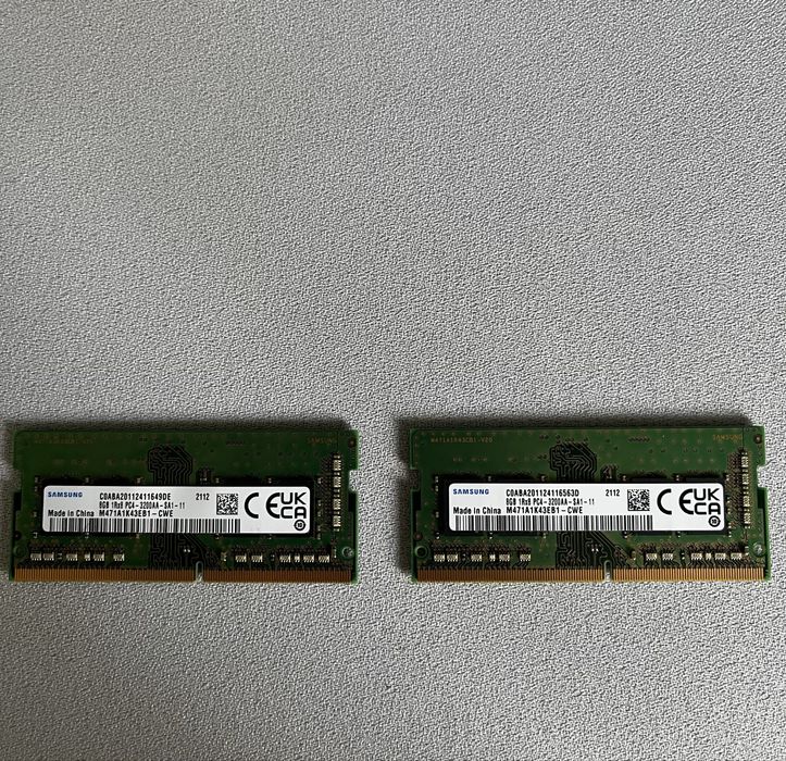 Pamięć RAM Samsung 2 x 8 GB DDR4 SODIMM