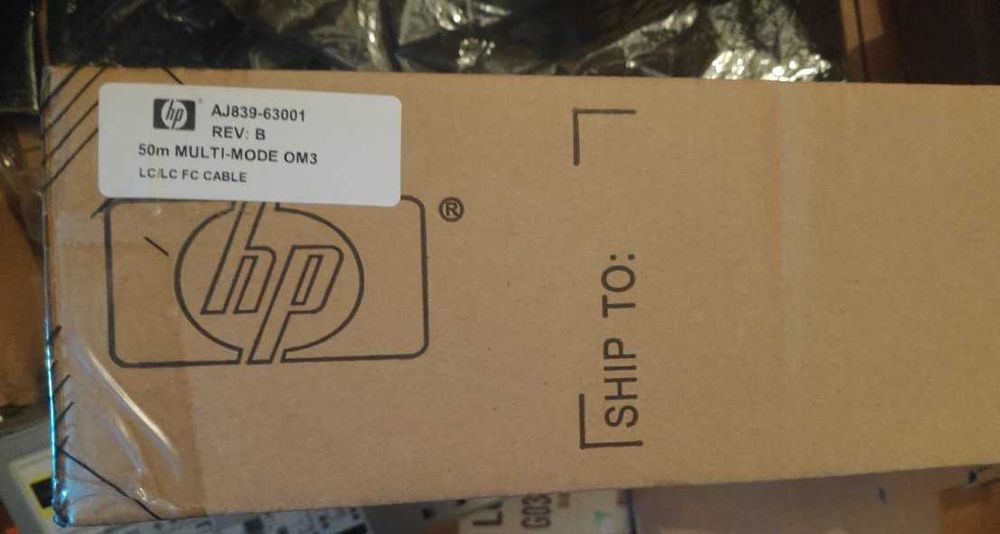 Fibra Optica HP 50m Multi-mode OM3 LC/LC FC Cable - AJ839A - Novo