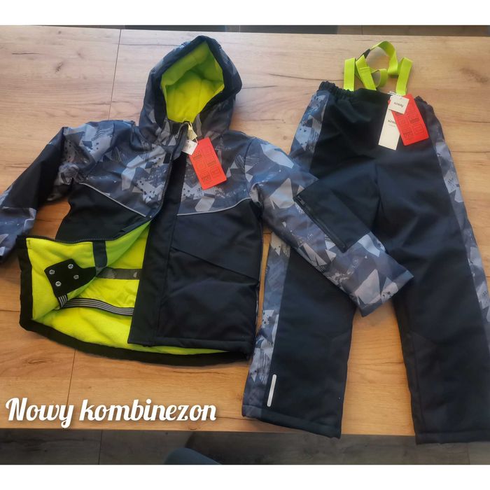 nowy Kombinezon zimowy 140 kombinezon Narciarski kurtka