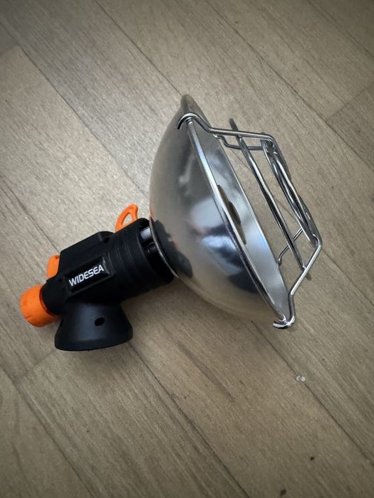 Газовий обігрівач, насадка на баллон