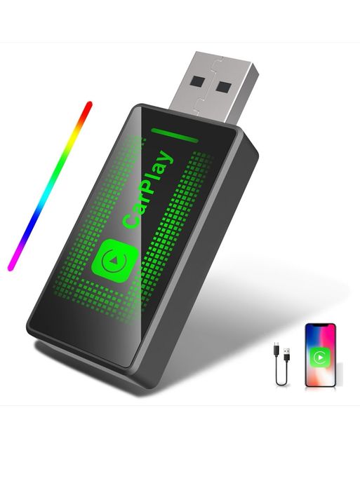 Bezprzewodowy adapter Carplay Lyssiefeel do iPhone'a, aktualizacja 23