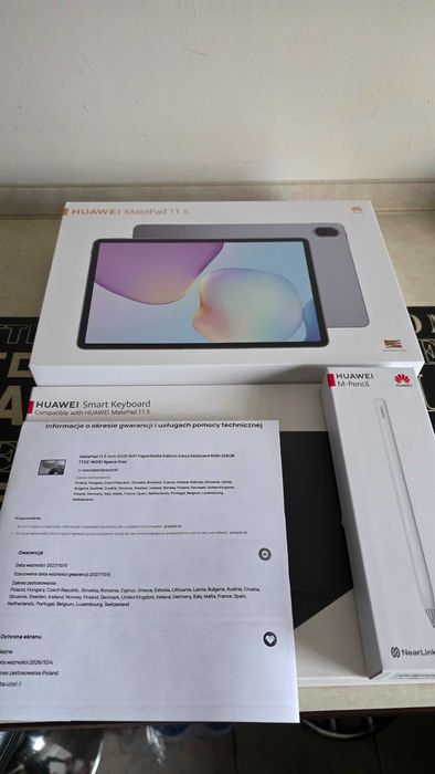 HUAWEI MatePad 11.5 2025 PaperMatte 8/256 NOWY gwar.24M!+Rysik+klawiat