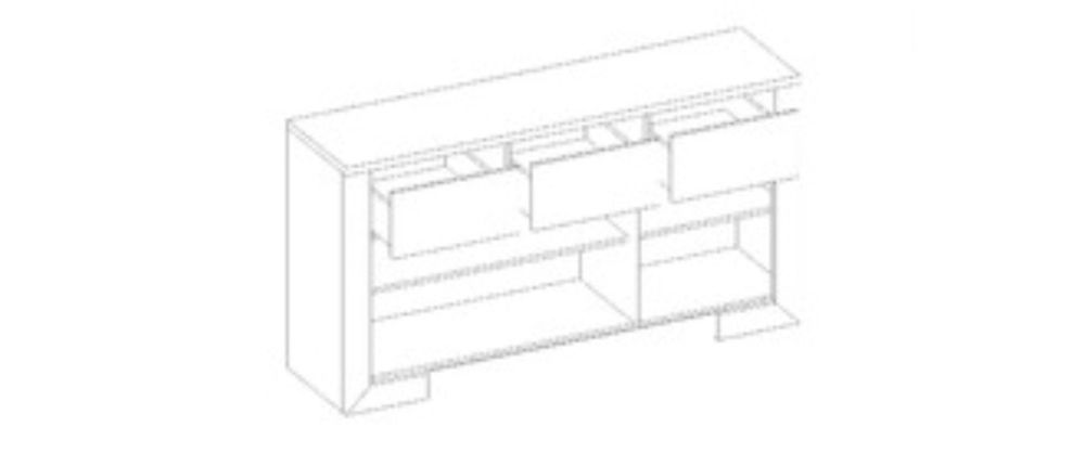 Wajnert komoda Almond