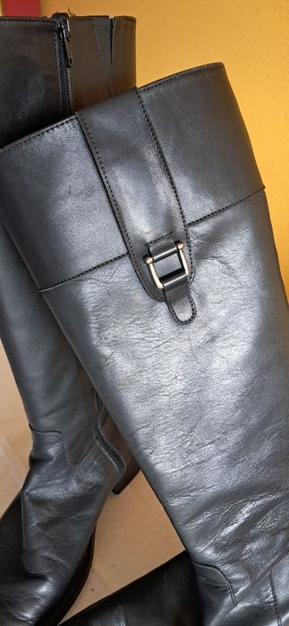 Botas de cano alto pretas