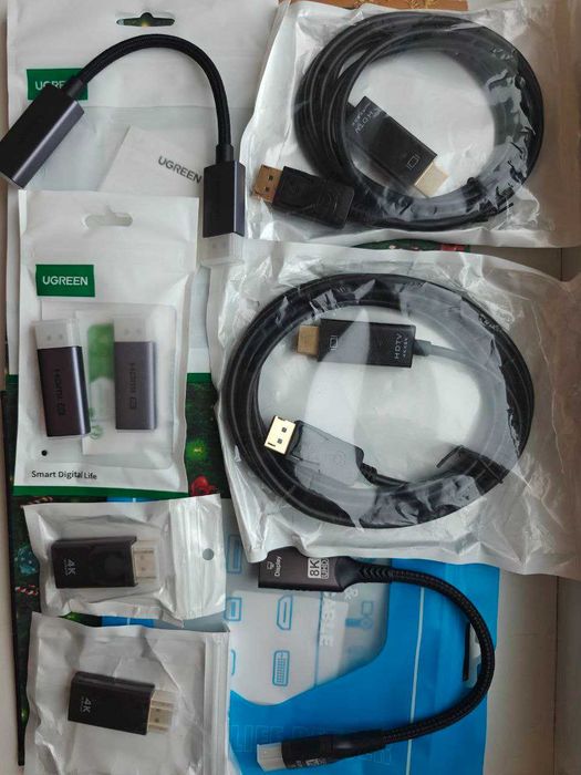 Переходник DisplayPort 1.4 to HDMI 2.1 ULT UGREEN FDBRO 8K60Hz G-Sync