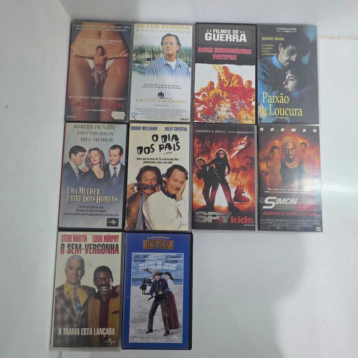 Lote Vhs 4 - Ver lista Abaixo - PROMOÇÂO 1 €
