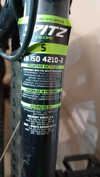 Bicicleta Spitz (EN ISO 4210-2) + 2 capacetes