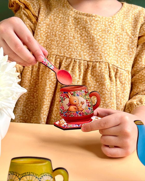 Drewniana 3D Gra «Wesoła kawka»