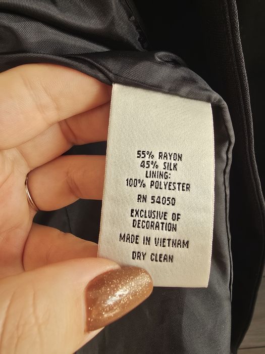 Marynarka żakiet jedwabny premium r.36 elegancki