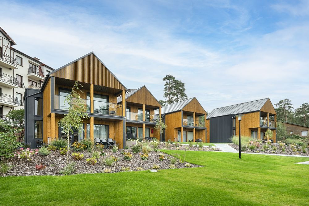 Domy całoroczne o podwyższonym standardzie z jacuzzi. 100m do plazy !