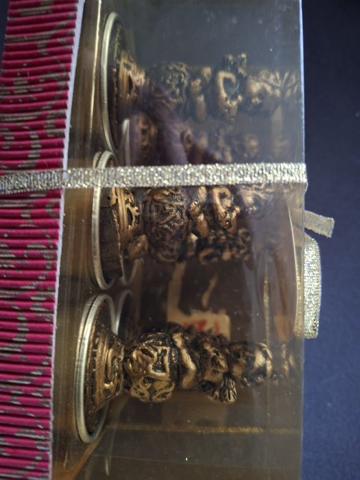 Świeczki aniołki złote 6 szt