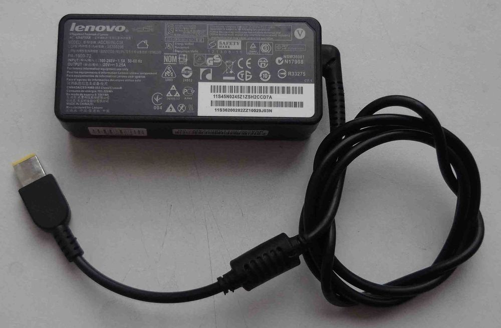 Блок питания для ноутбука Lenovo 20V 3.25A ADCX65NLC3A зарядка